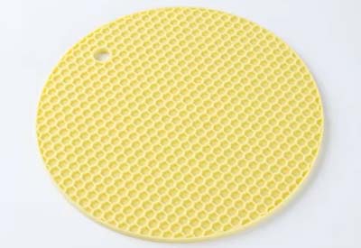 Yellow Round Silicone Pad
