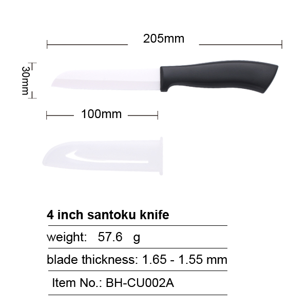 Coated Santoku Knife