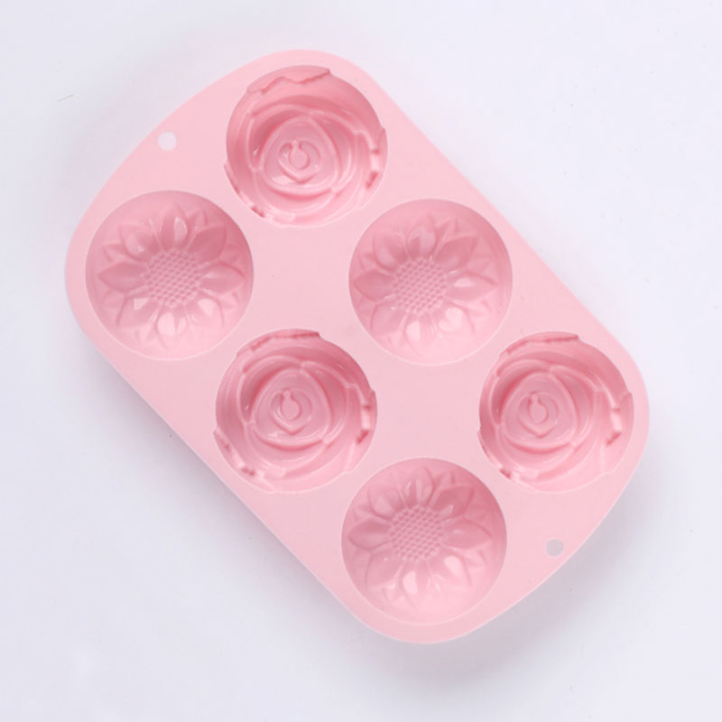 Rose Shaped Silicone Molds