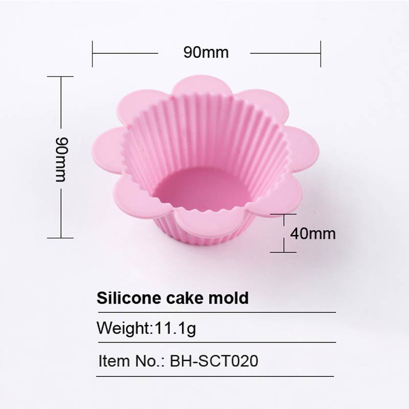 Individual Silicone Mini Cupcake Molds