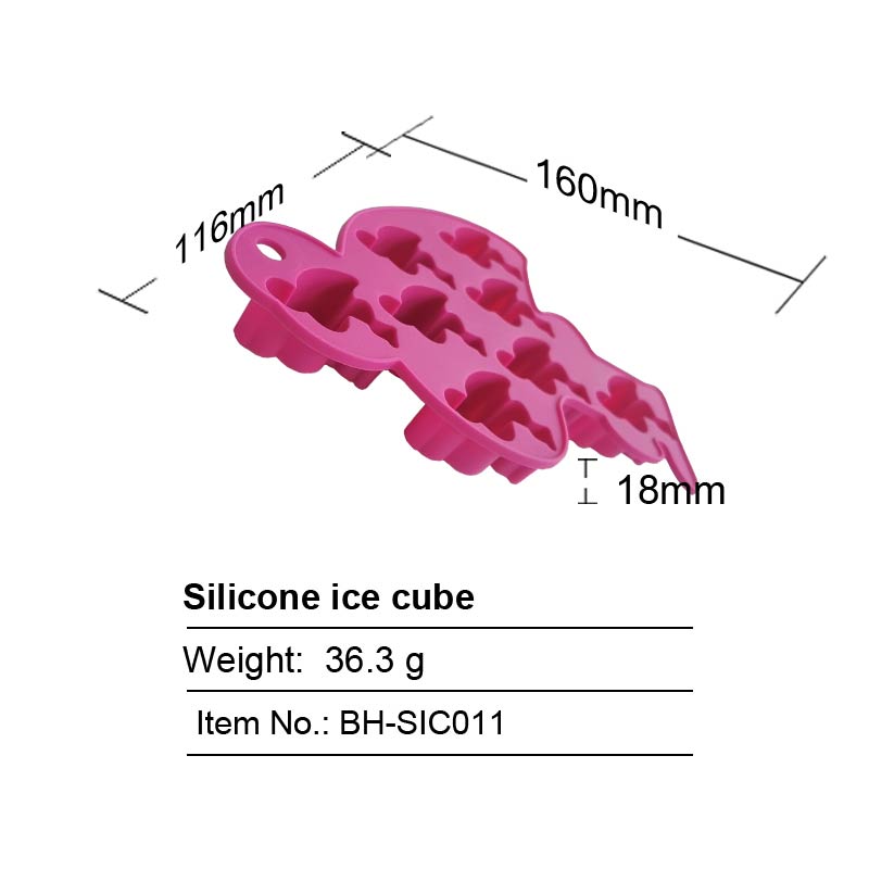 Covered Silicone Ice Cube Trays