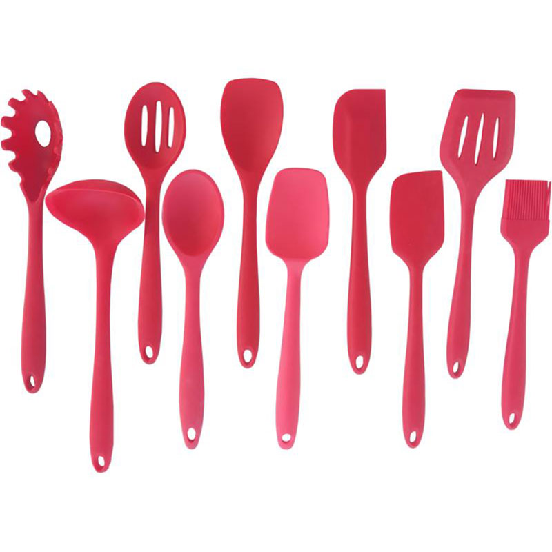 10pcs of All Silicone Kitchen Set Utensils-BH-SKU001