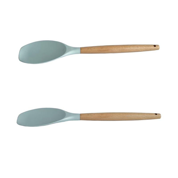 12 pcs of Wooden Handle Silicone Utensils-BH-SKU005