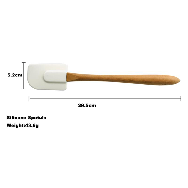 3 pcs of Wood And Silicone Kitchen Utensils-BH-SKU013