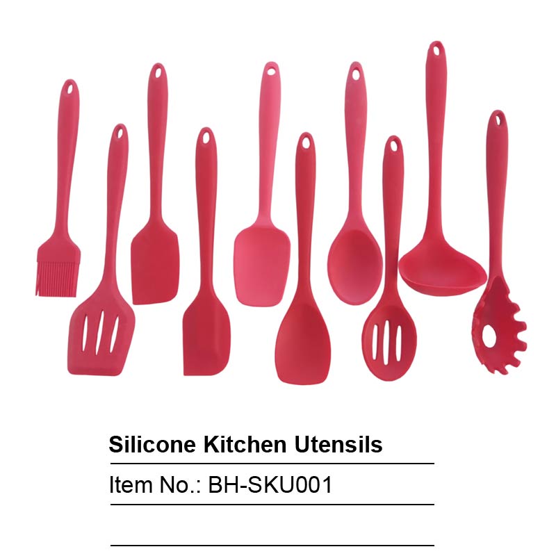 10pcs of silicone utensils set
BH-SKU002