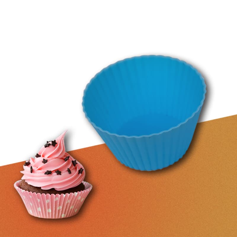 Round Silicone Cupcake Mold