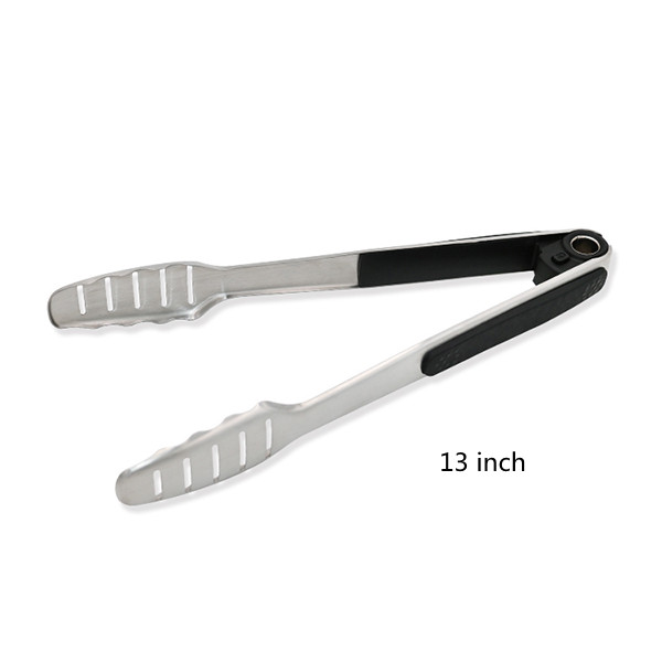 stainless kitchen tongs